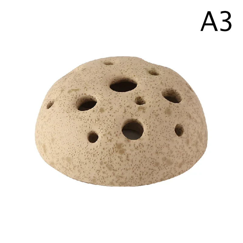 Lotus Seedpod Ceramic Vase Set - A3 - Vase