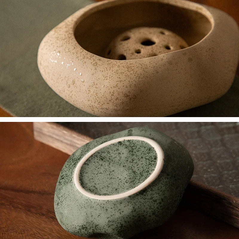 Lotus Seedpod Ceramic Vase Set - Vase