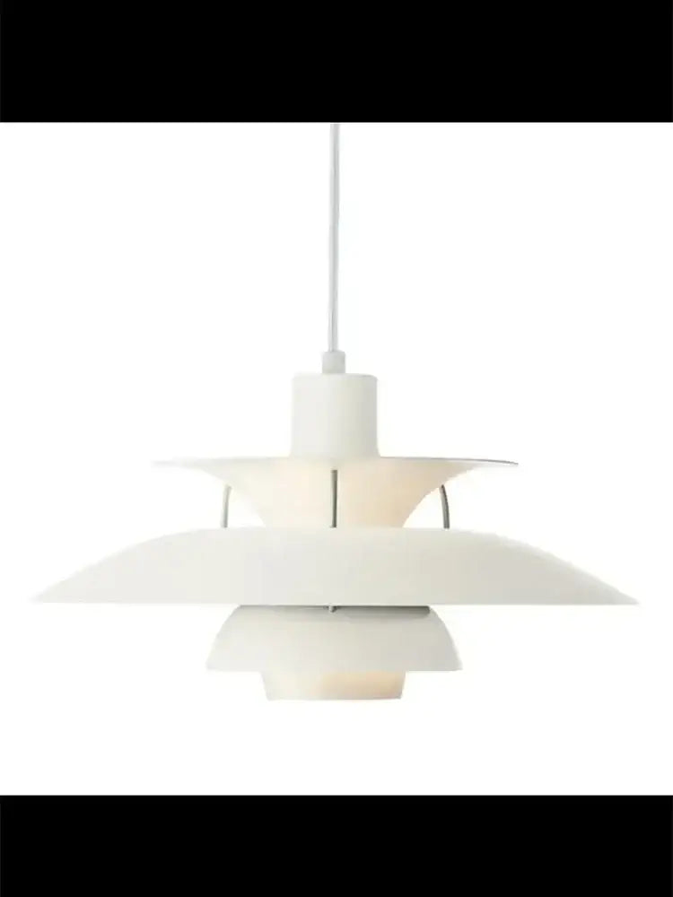 White layered decorbites loui led pendant light with sleek modern design for kitchen and living room use