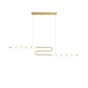 Decorbites love gold chrome chandelier with sleek curved metal frame and frosted glass spheres for dining room lighting