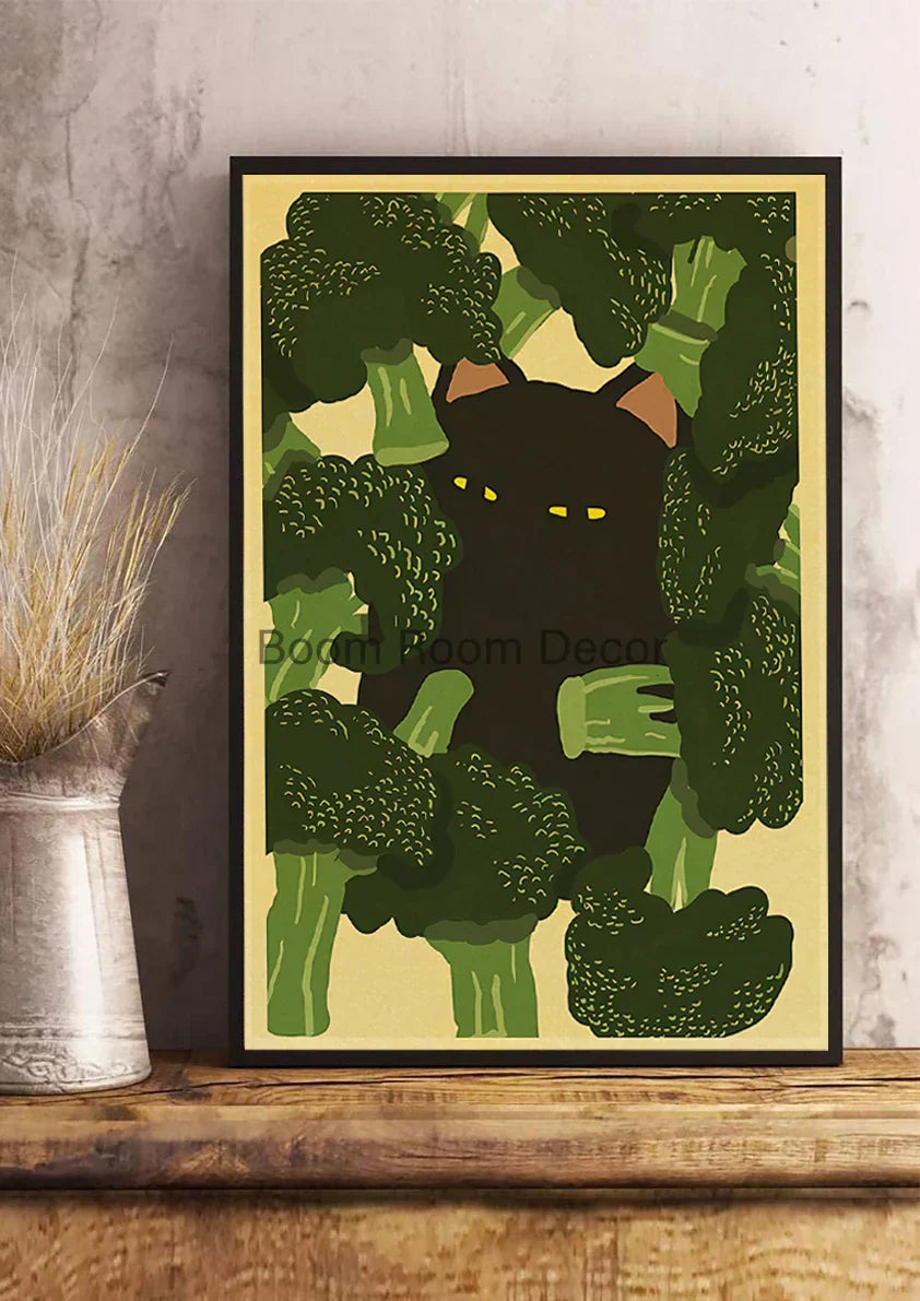 Lover Cat Paper Poster for Home Decor - Z163 2 / 30x21cm - Posters