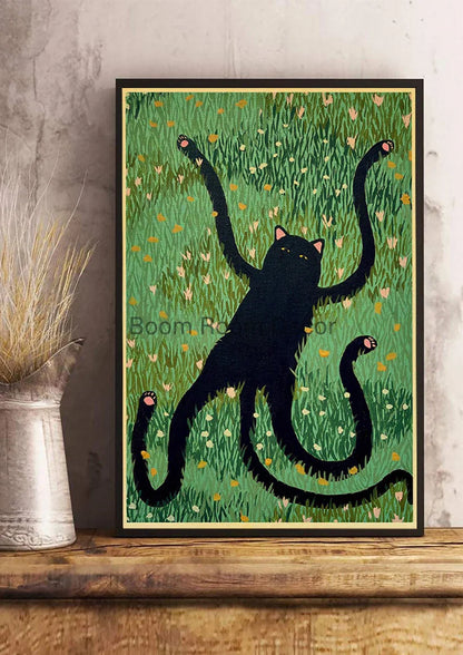 Lover Cat Paper Poster for Home Decor - Z163 24 / 30x21cm - Posters