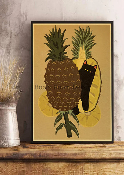 Lover Cat Paper Poster for Home Decor - Z163 21 / 30x21cm - Posters