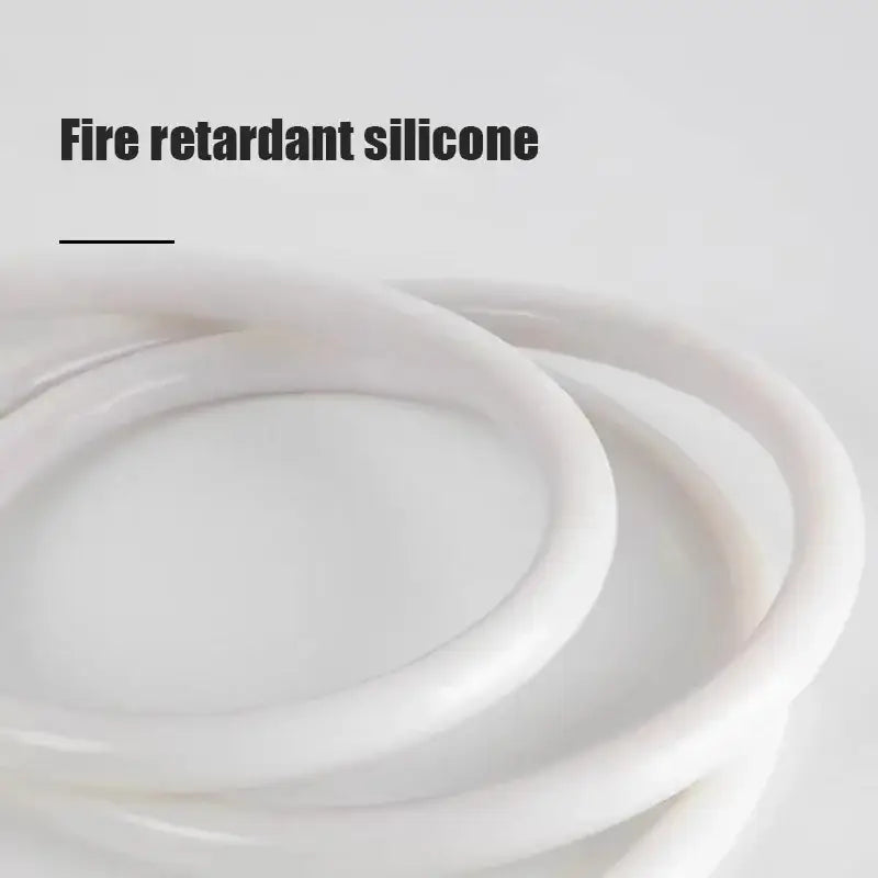 White fire retardant silicone rings featured in decorbites luminous silicone wall lamp for indoor decoration