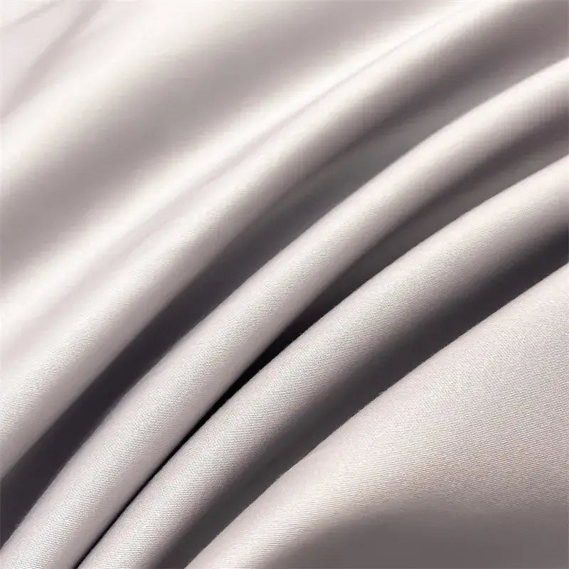 Silk-like silver-gray piece duvet cover from decorbites™ luxurious 1000tc egyptian cotton bedding set with lustrous finish