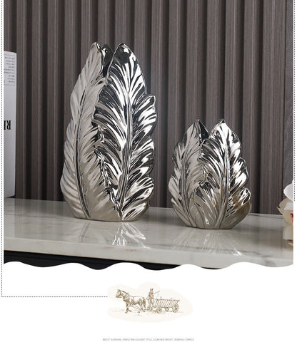 Luxurious Gold Ceramic Vases for Home Decor - Vase