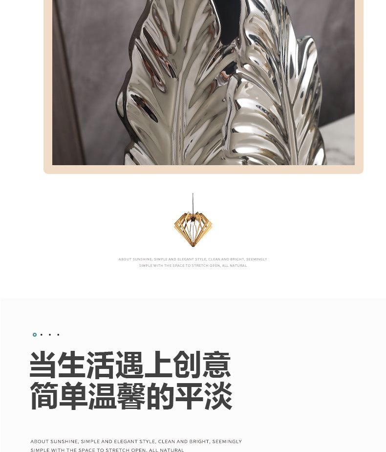 Luxurious Gold Ceramic Vases for Home Decor - Vase