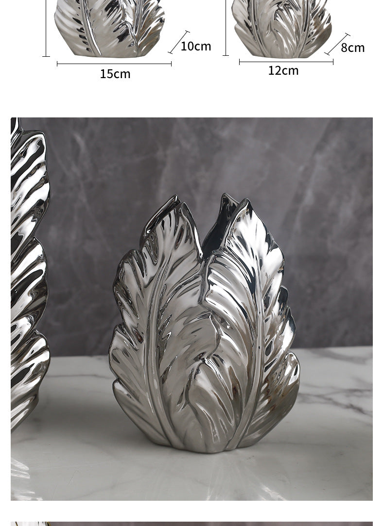 Luxurious Gold Ceramic Vases for Home Decor - Vase