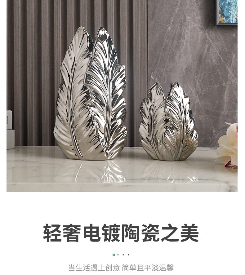 Luxurious Gold Ceramic Vases for Home Decor - Vase