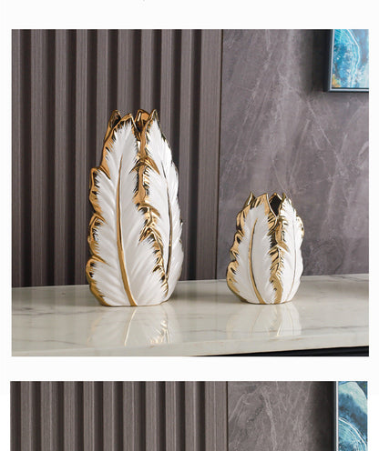 Luxurious Gold Ceramic Vases for Home Decor - Vase