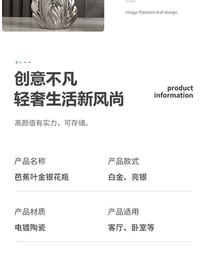 Luxurious Gold Ceramic Vases for Home Decor - Vase