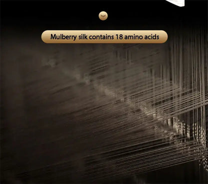 Fine lustrous mulberry silk threads interwoven on a loom for Decorbites luxurious mulberry silk bedding set duvet cover