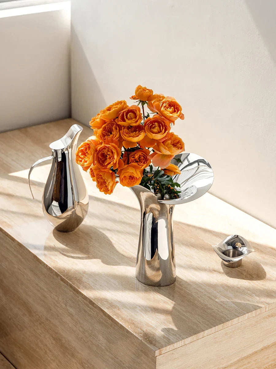 Luxury Stainless Steel Vase for Home Decor - Vase
