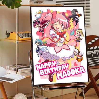 Madoka Magica Anime Poster - High-Quality Wall Art - z8 / 50x70 No Frame - Posters
