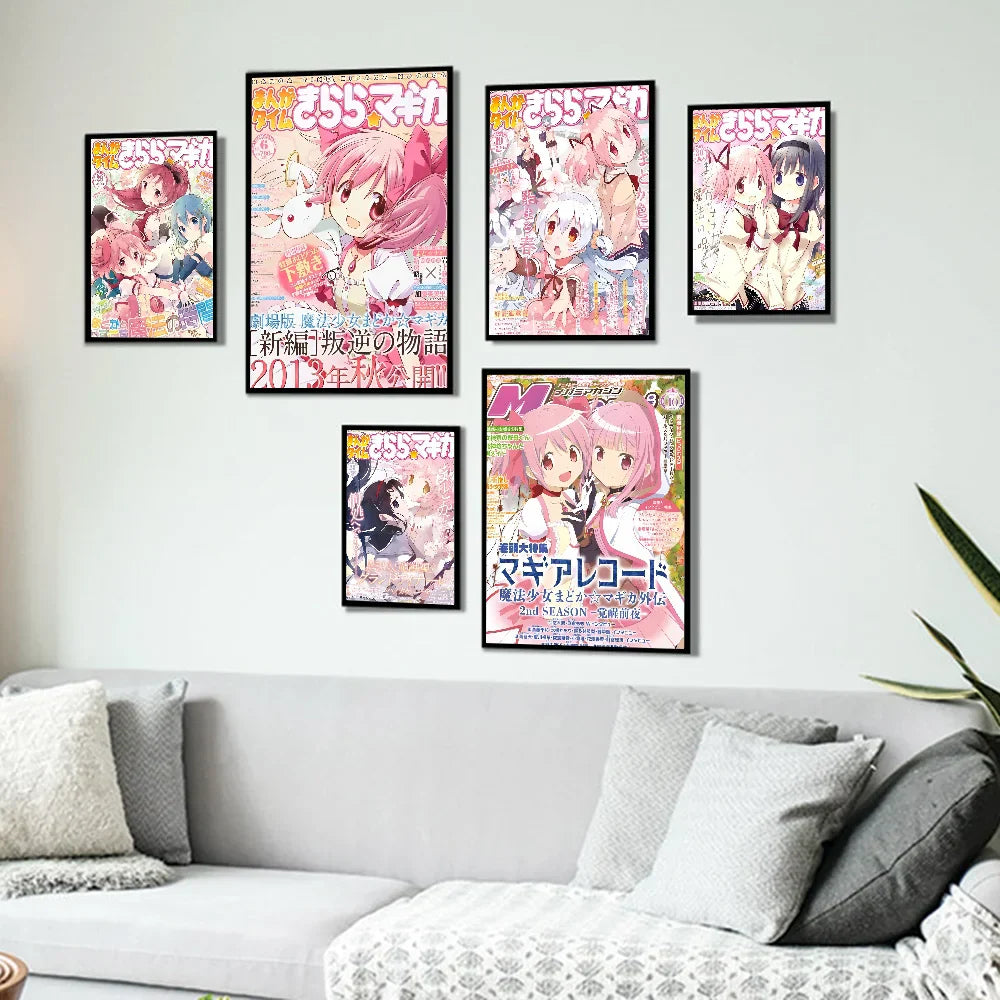 Madoka Magica Anime Poster - High-Quality Wall Art - Posters