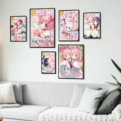 Madoka Magica Anime Poster - High-Quality Wall Art - Posters