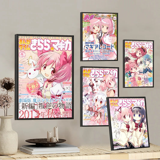 Madoka Magica Anime Poster - High-Quality Wall Art - Posters