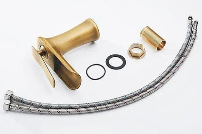 Mai - Single Handle Gold Bathroom Faucet