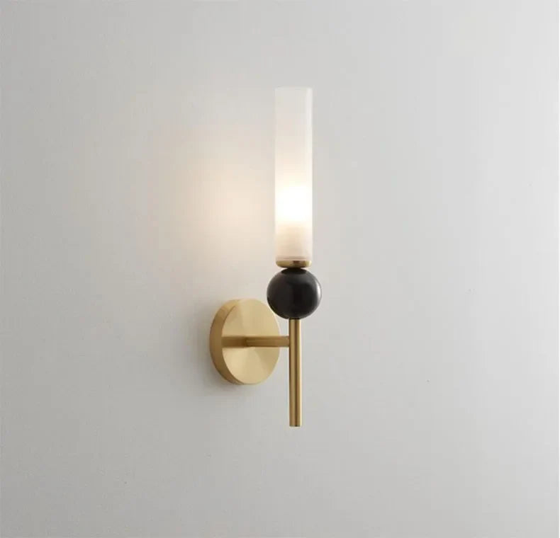 Marble Sconce Wall Light - Gold