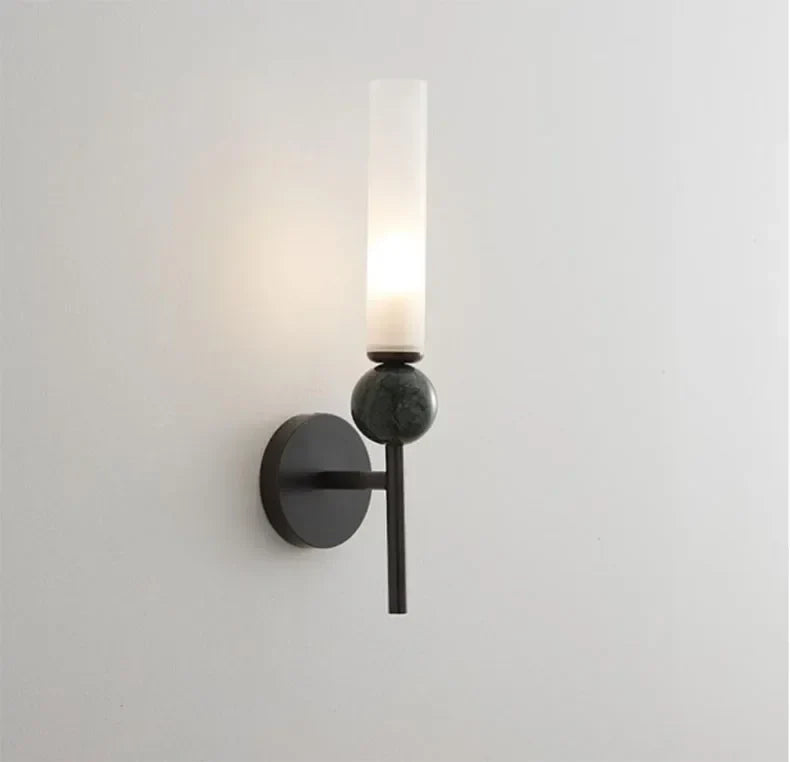 Marble Sconce Wall Light - Black