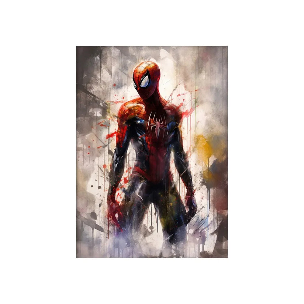 Marvel Canvas Wall Art Print - Superhero Poster - SW8764 / 50x70cm Unframed - Posters