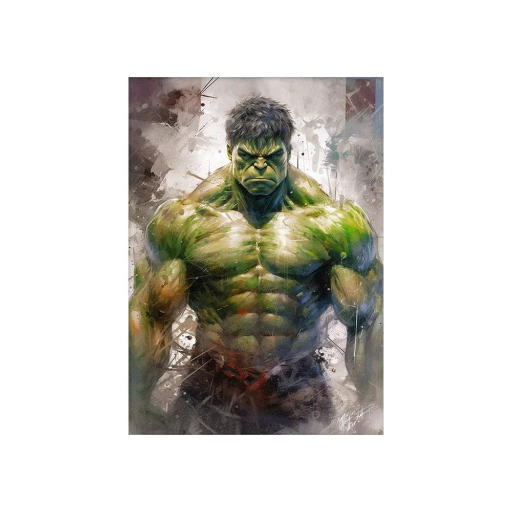 Marvel Canvas Wall Art Print - Superhero Poster - SW8763 / 55x80cm Unframed - Posters