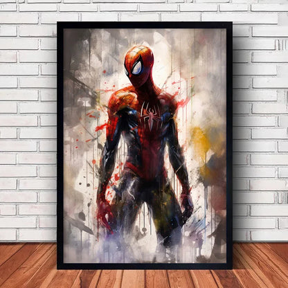 Marvel Canvas Wall Art Print - Superhero Poster - Posters