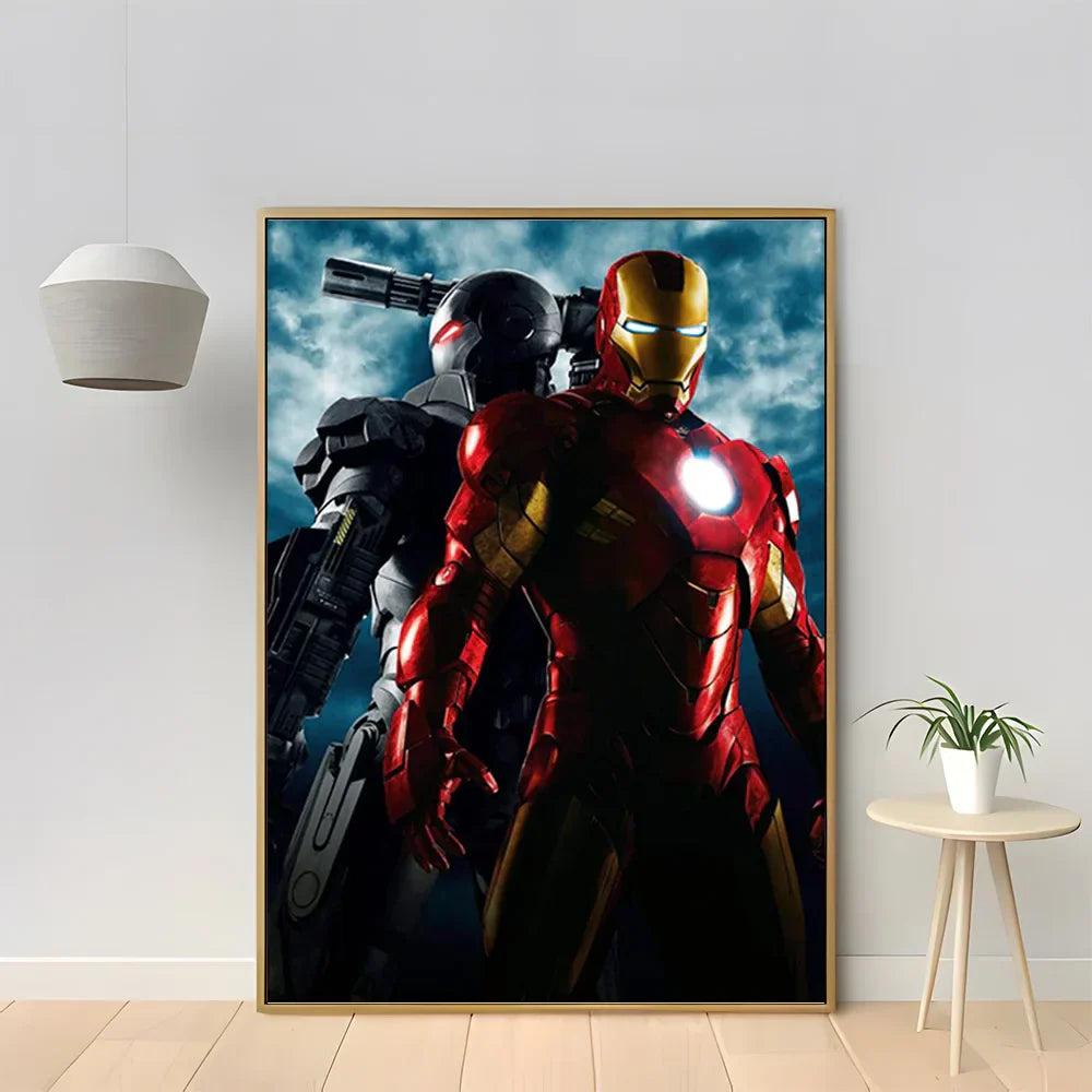 Marvel Iron Man Home Decor Poster Canvas - Style 4 / 30X40cm Unframed - Posters
