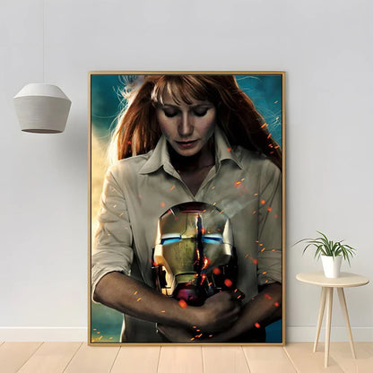 Marvel Iron Man Home Decor Poster Canvas - Style 9 / 30X40cm Unframed - Posters