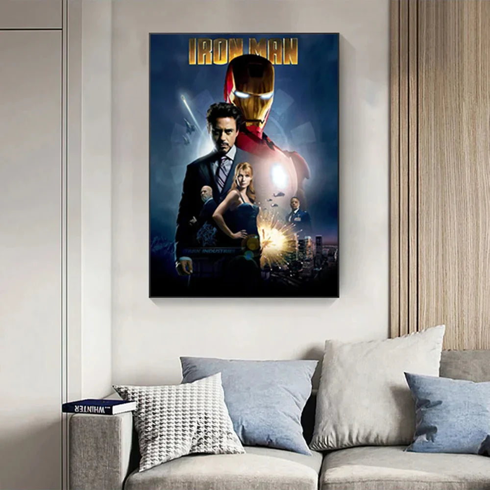 Marvel Iron Man Home Decor Poster Canvas - Posters