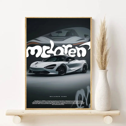 Mclaren P1 GTR Luxury Poster for Home Decor - Posters