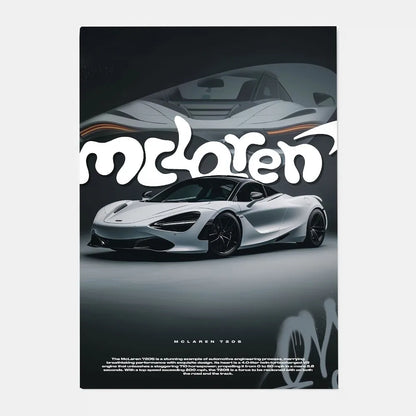 Mclaren P1 GTR Luxury Poster for Home Decor - Posters