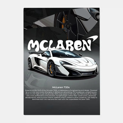 Mclaren P1 GTR Luxury Poster for Home Decor - Posters