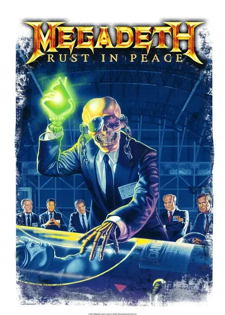Megadeth Canvas Poster: Rock Music Wall Art - P16 / 50x70cm No Frame - Posters