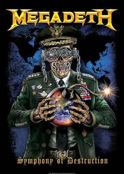 Megadeth Canvas Poster: Rock Music Wall Art - P21 / 50x70cm No Frame - Posters