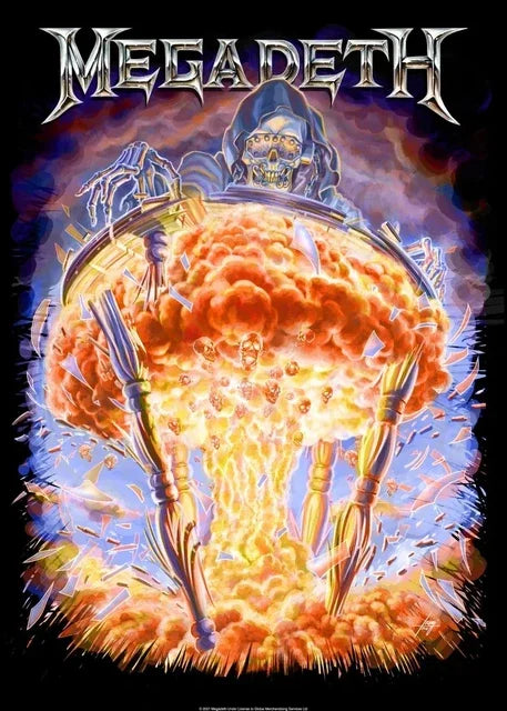 Megadeth Canvas Poster: Rock Music Wall Art - P19 / 50x70cm No Frame - Posters