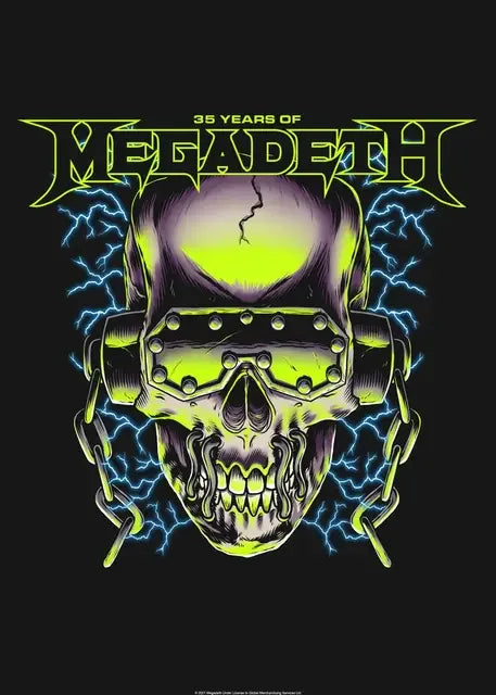 Megadeth Canvas Poster: Rock Music Wall Art - P20 / 50x70cm No Frame - Posters