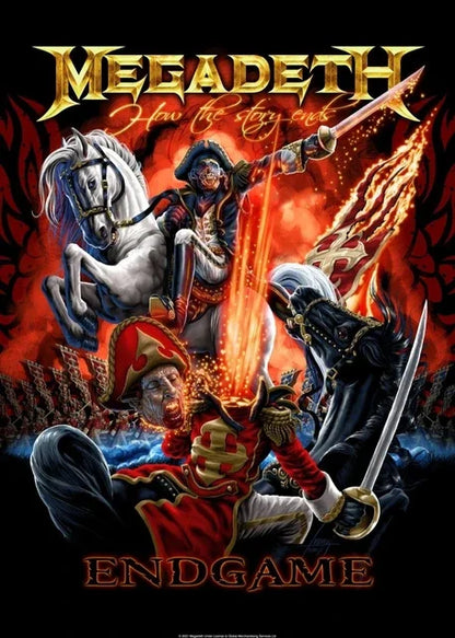 Megadeth Canvas Poster: Rock Music Wall Art - P22 / 30x40cm No Frame - Posters