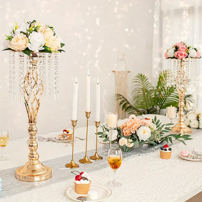 Metal Flower Vases for Wedding Centerpieces - Vase