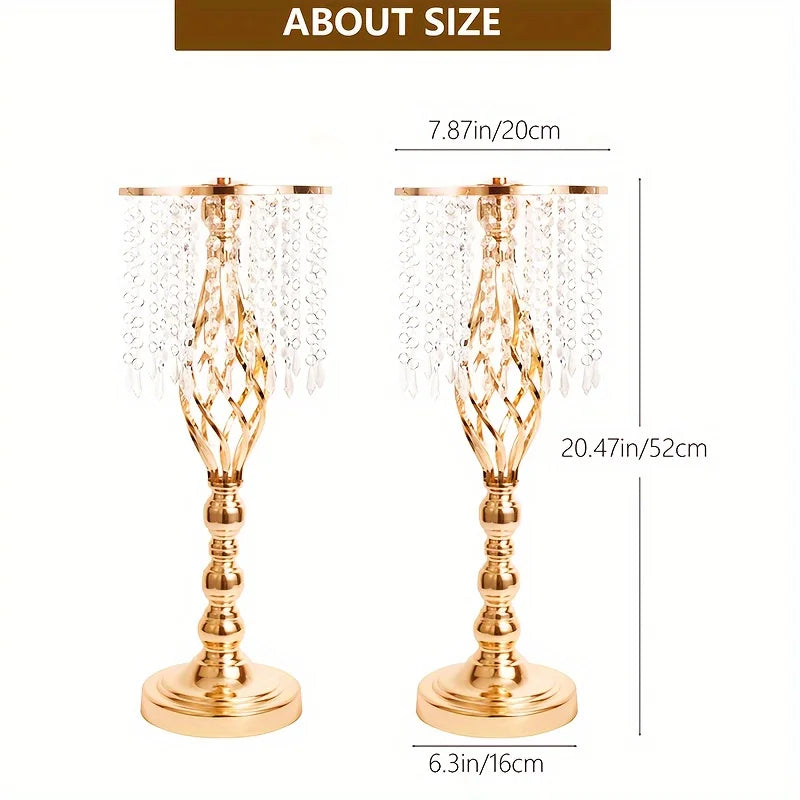 Metal Flower Vases for Wedding Centerpieces - Vase