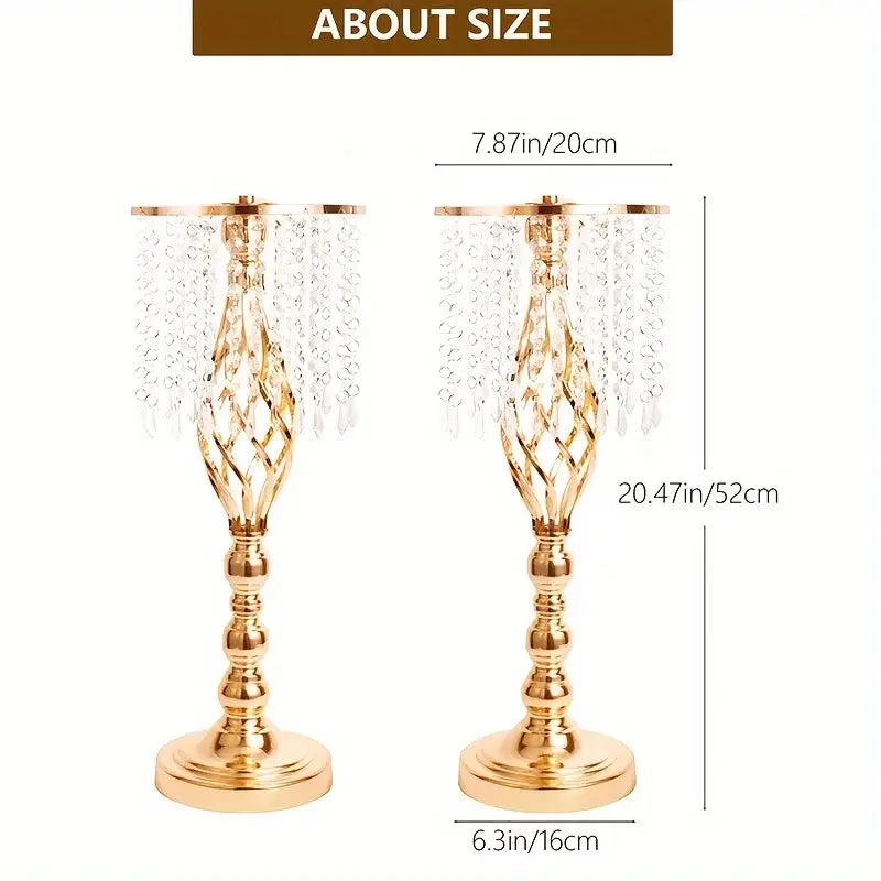 Metal Flower Vases for Wedding Centerpieces - Vase