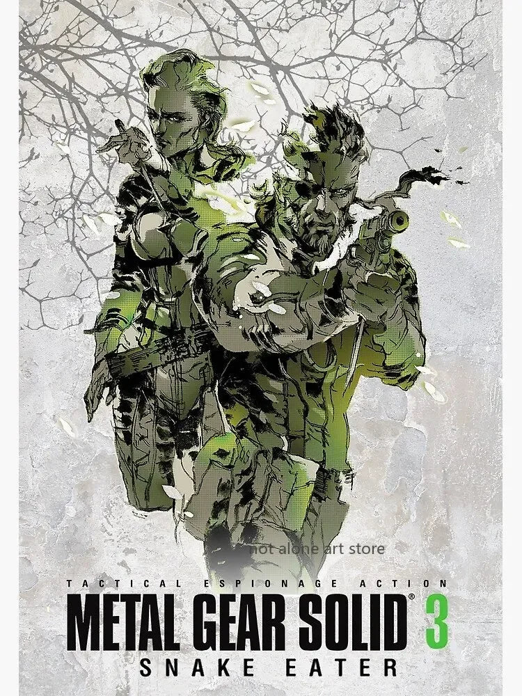 Metal Gear Solid Art Poster - Canvas Print - P23 / 20x30cm No Frame - Posters