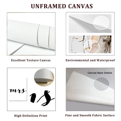 Unframed decorbites™ metal gear solid art poster canvas print with textured white fabric and abstract earth tone design