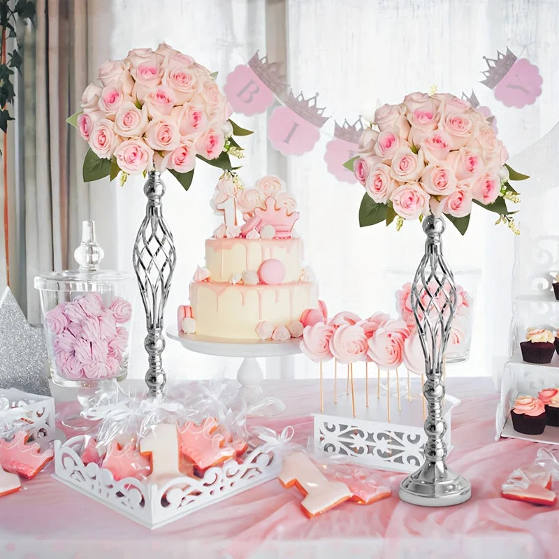 Metal Vase Set for Special Occasions - Vase