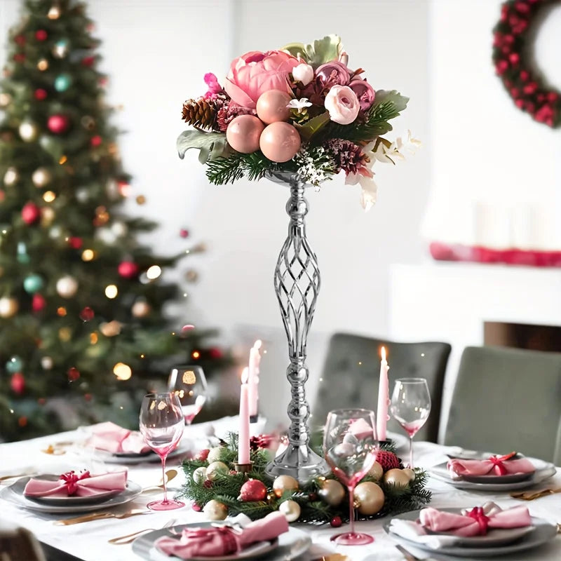 Metal Vase Set for Special Occasions - Vase