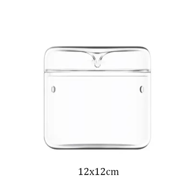Clear transparent glass bottle with matching lid and rounded edges for decorbites mini glass bottle terrarium kit home decor