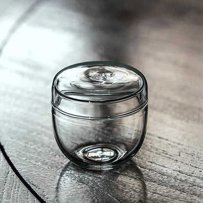 Mini Moss Glass Vase Plant Terrarium - 6cmx5.7cm - Vase