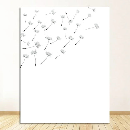 ’Minimalist Dandelion Canvas Wall Art Set’ - 2500-03 / 10x15cm No Frame - Posters