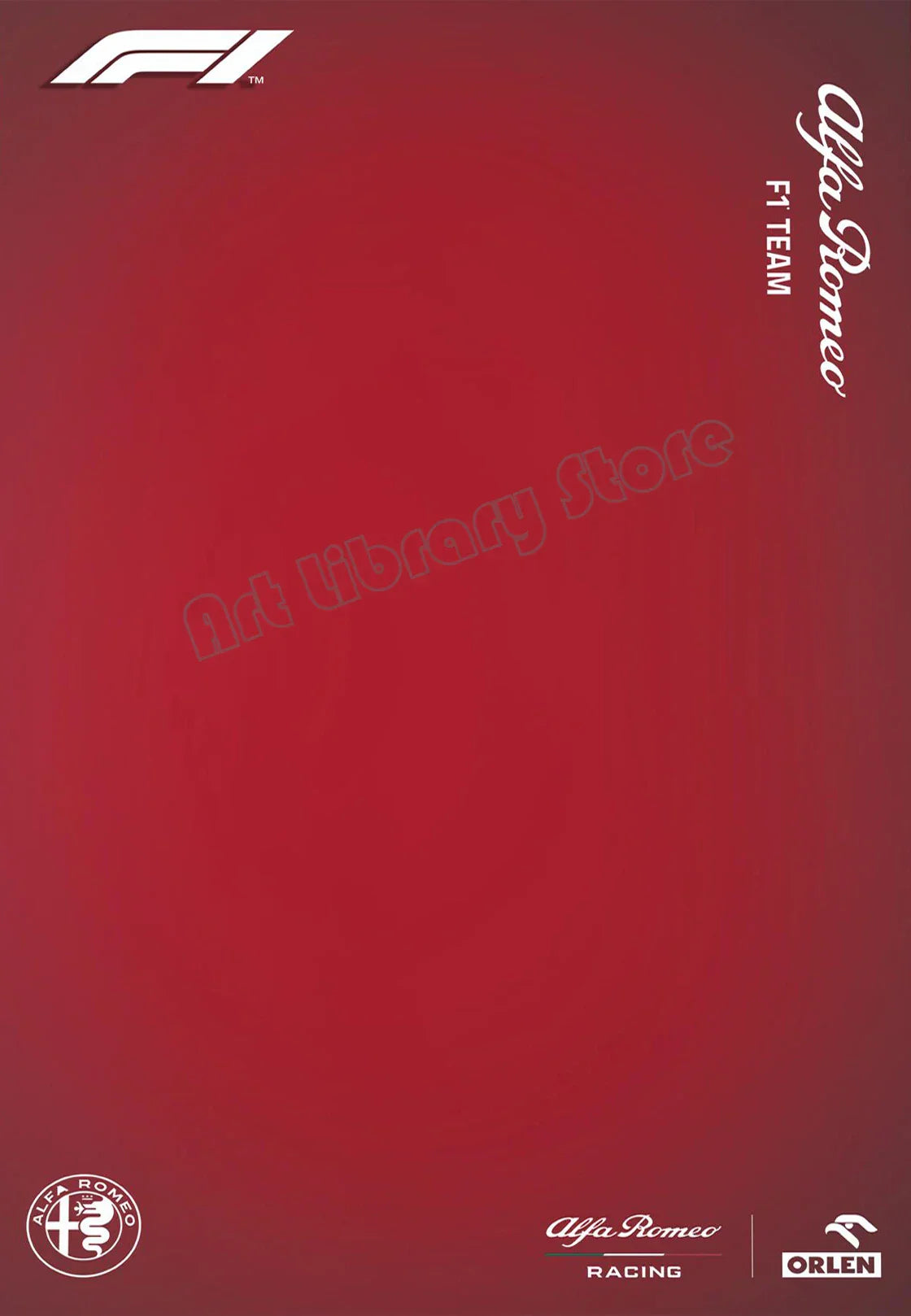 Minimalist Formula 1 Canvas Wall Art - 40X50cm Unframed / 7 - Posters