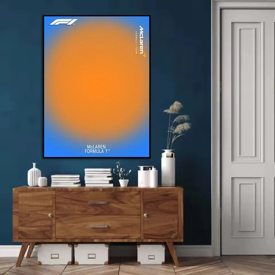 Minimalist Formula 1 Canvas Wall Art - Posters